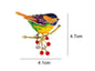 CINDY XIANG Cute Vivid Bird Brooches For Women Winter Animal Design Pin Branch Accessories 3 Colors Available High Quality