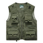 Men’s Summer Tactical Vest: 14-Pocket, Mesh, Ideal for Hiking, Fishing, Photography & Work