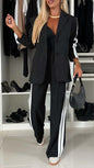Women’s Elegant Solid Color Suit Set