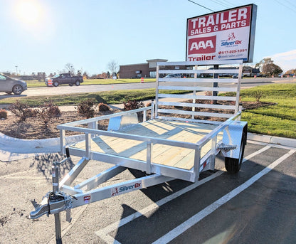 Silver Ox 6x10 Single Axle Aluminum Utility Trailer