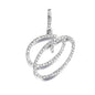 Hip hop accessories grass letter pendant melon seed buckle Cuban chain accessory