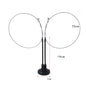 Suction cup cat toy stick that can be attached and held with steel wire multi head interchangeable cat toy and pet supplies