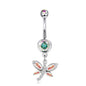 Navel Ring Creative Bat Bee Navel Buckle Navel Ring Body Piercing Jewelry