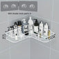 Bathroom Storage Rack Toilet Washroom Wall-Mounted Hole-Free Multi-Functional Iron Mesh Long Strip Organizer