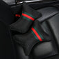 1 pair Luxury Linen material car headrest pillow Unisex Breathable Auto Neck Rest Headrest Cushion Pillows 4 seasons Universal