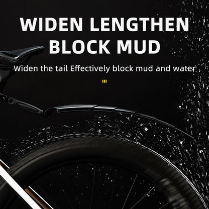 ROCKBROS Cycling Rear Fender Front Mudguard Road Mountain Bike Fender Adjustable