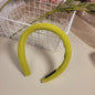 Candy colored velvet with wide edge sponge headband flocking