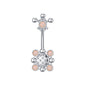 Navel Ring Creative Bat Bee Navel Buckle Navel Ring Body Piercing Jewelry