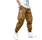 Men’s Multi‑Pocket Drawstring Cargo Pants