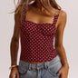 Women’s Polka Dot Underwire Camisole – Party & Date Night Top