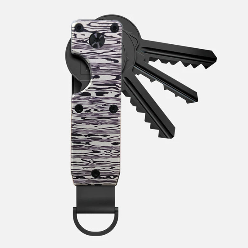 Keychain metal keychain aluminum alloy key storage keyclip