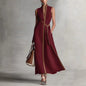 Women’s Patchwork Cardigan & Wide Leg Pants Two Piece Set