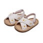Cross strap small flower children's and girls' sandals, baby and baby comfortable walking shoes