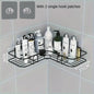 Bathroom Storage Rack Toilet Washroom Wall-Mounted Hole-Free Multi-Functional Iron Mesh Long Strip Organizer