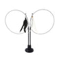 Suction cup cat toy stick that can be attached and held with steel wire multi head interchangeable cat toy and pet supplies