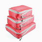 Travel compression packing cubes – ultralight, expandable, for luggage organization