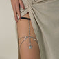Lolita lace sexy leg ring body chain spicy girl beach fringe rhinestone thigh chain