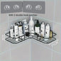 Bathroom Storage Rack Toilet Washroom Wall-Mounted Hole-Free Multi-Functional Iron Mesh Long Strip Organizer