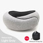 Memory Foam Neck Travel Pillow: Soft, 360° Head Support, for Home, Plane & Car