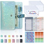 Full of Stars A6 Loose-Leaf Bookkeeping Notebook Creative Cash Budget Financial Planning Manual Account Book