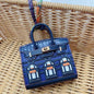 Small house bag mini window pendant headphone bag lipstick car key backpack backpack decoration