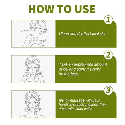 Face Brightening Peeling Gels, Facial Cleansing Exfoliation Skin Pores Hydrating Firming Beauty Gels