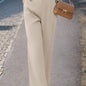 Women’s Elegant Suit Pants with Pockets – Office Trousers