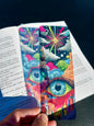 All-Seeing Eye Bookmark – Mystical Illuminati, Night Scene Art for Readers, Writers & Spiritual Seekers