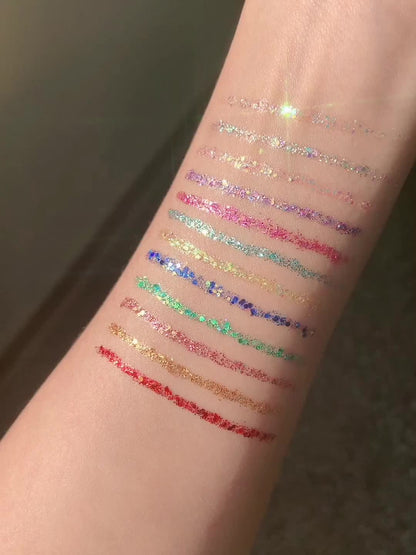 HANDAIYAN Symphony Eyeliner Eye Shadow Dream Shiny Eyeliner Jelly Bright Sequin Eyeliner Eye Shadow