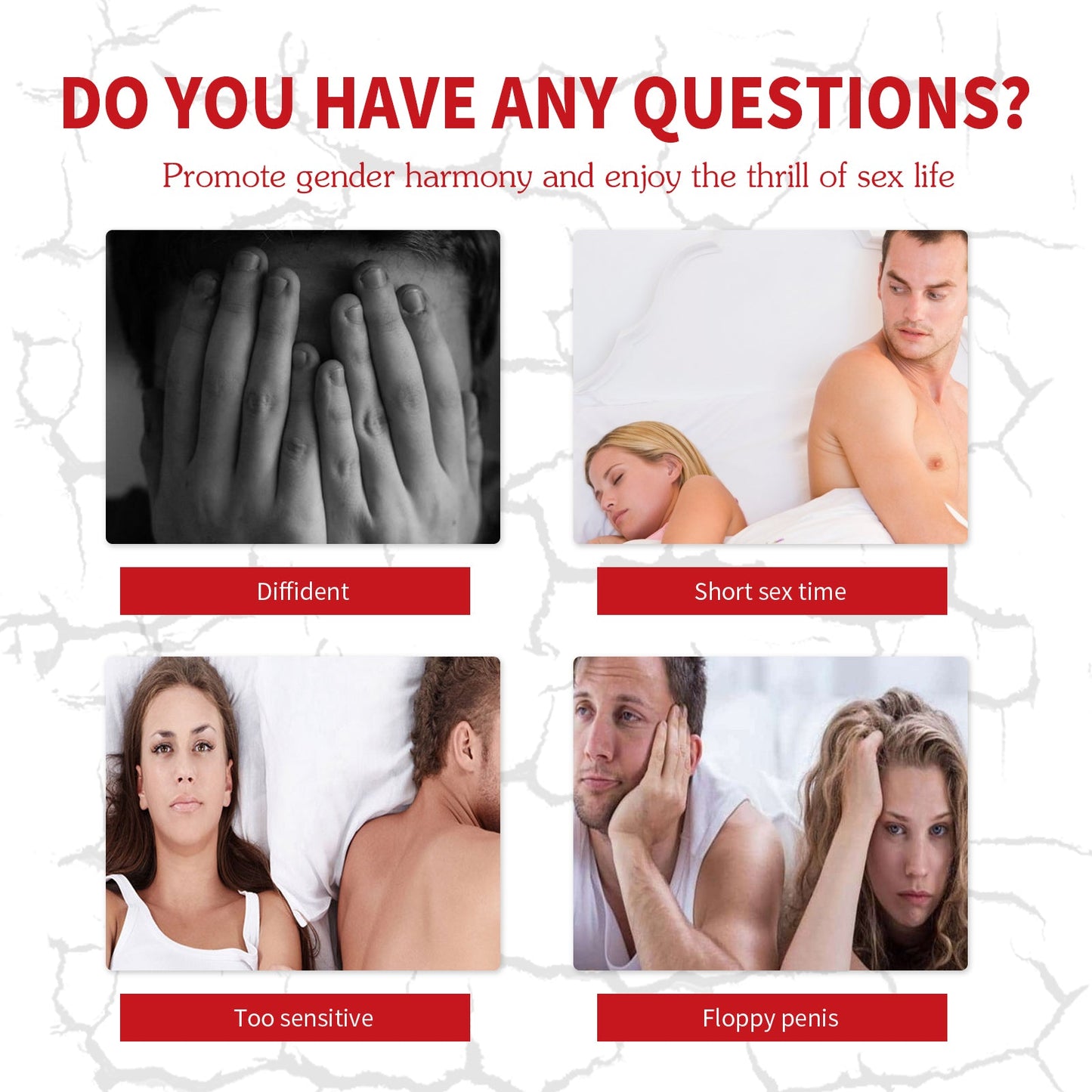 Men's Care Cream, Men's Vitality, Moisturizing Body Massage Care Cream