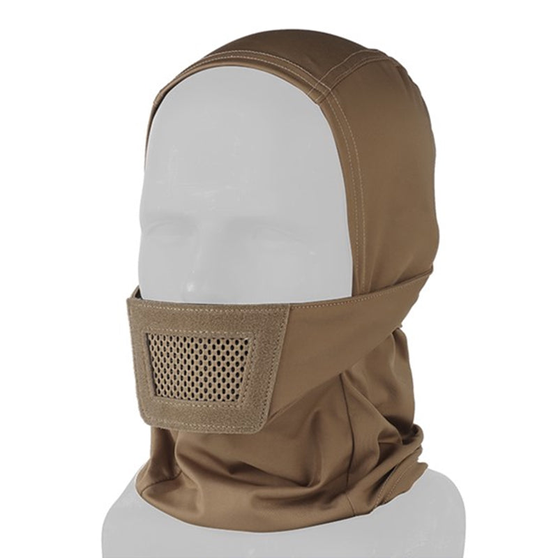 Men's Airsoft Mask, also a balaclava, for paintball, hunting, cycling. Knight style, full face protection.