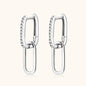 925 Sterling Silver Moissanite Earrings