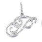 Hip hop accessories grass letter pendant melon seed buckle Cuban chain accessory