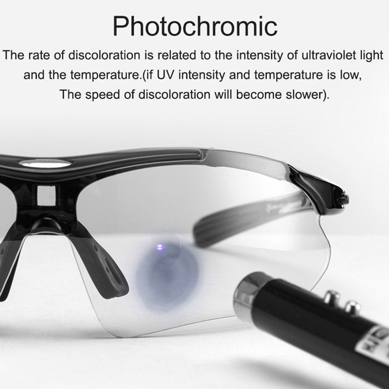 Cycling Sunglasses Photochromic Glasses Full Frame Eyewear