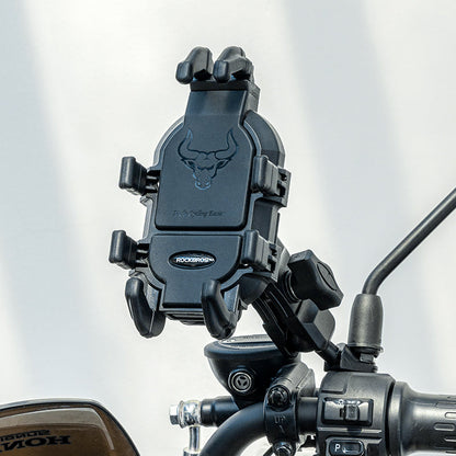 ROCKBROS Metal Bicycle Phone Holder - Universal Shockproof Mount