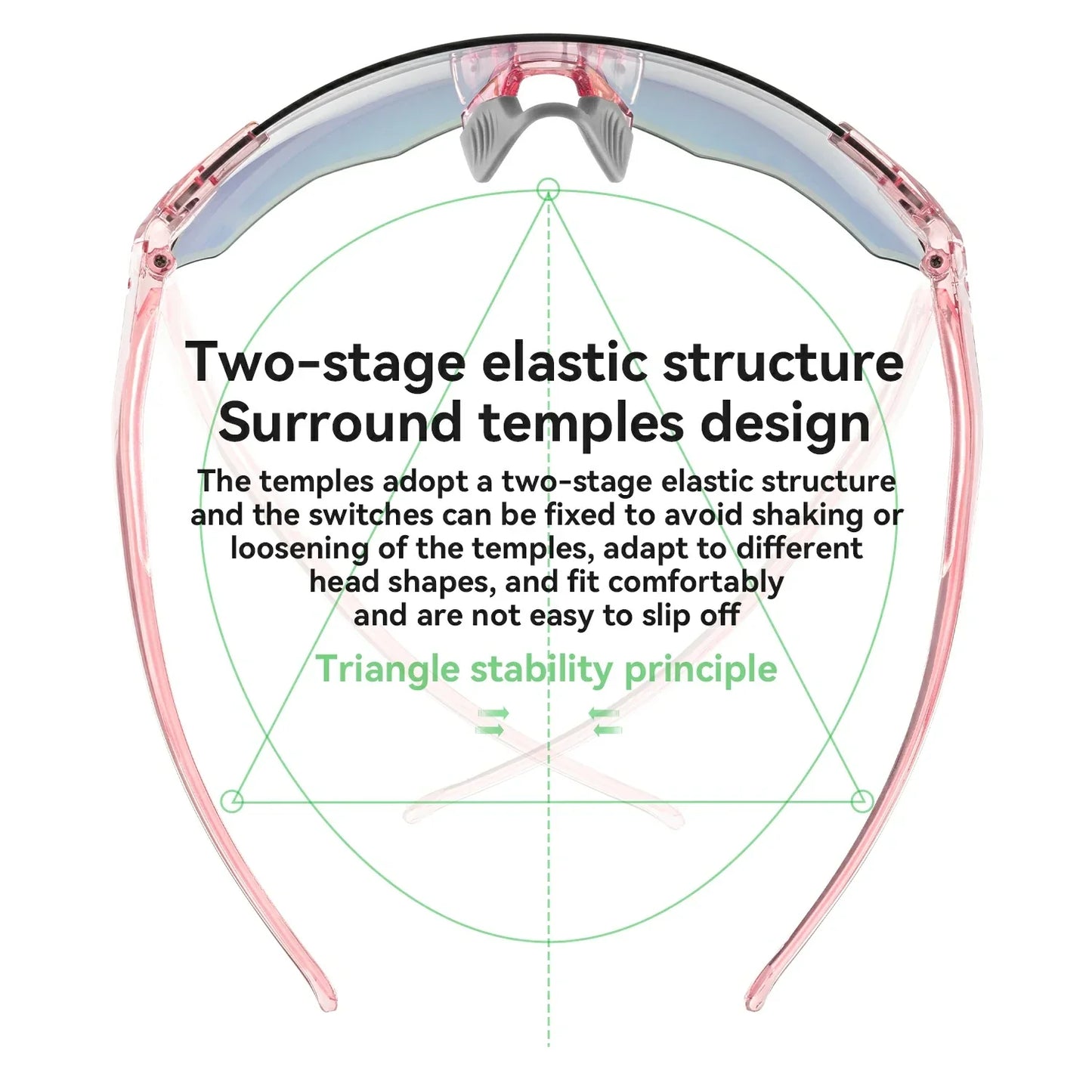 ROCKBROS Polarized Cycling Sunglasses with UV400 Protection Lightweight Durable