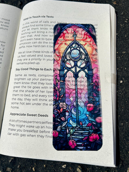 Romantic Love Portal Bookmark – Enchanting Heart Portal, Magical Love Story