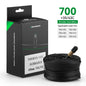 ROCKBROS 700X23/25/28/35C Road Bike Inner Tube 48mm Presta/Schrader Valve High Self Sealing Butyl Rubber