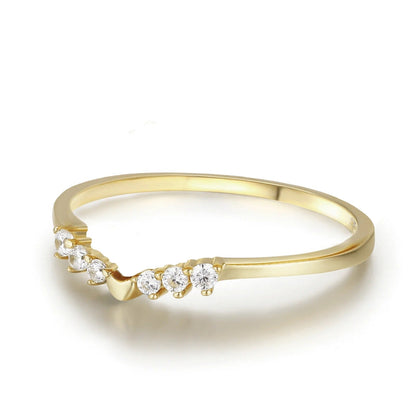925 Sterling Silver Inland Zircon Ring