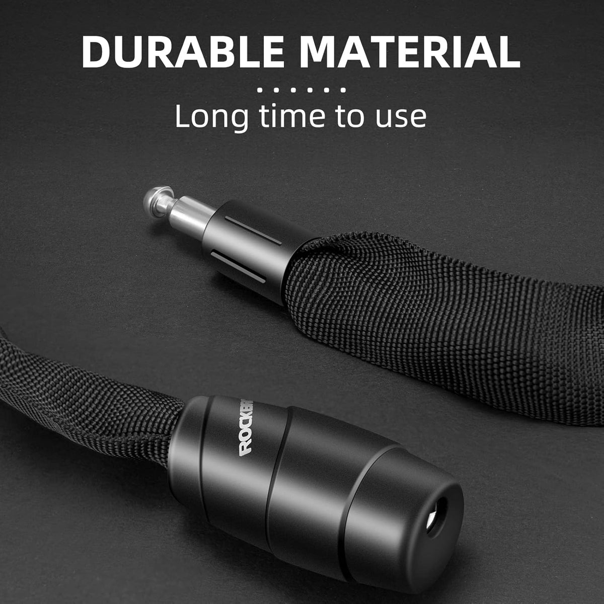 ROCKBROS Bike Lock Chain Bicycle Lock, Heavy Duty Anti Theft