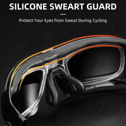ROCKBROS-Slim Polarised Sports Sunglasses With 4 Interchangeable Lens