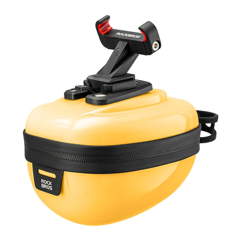 ROCKBROS 0.4L Hard Shell Bicycle Tailbag Lightweight Convenient Portable Saddle Bag