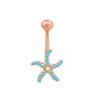 Navel Ring Creative Bat Bee Navel Buckle Navel Ring Body Piercing Jewelry