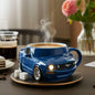 Car-Shaped Stainless Steel Coffee Mug – Handmade, Durable, Novelty Office Cup, Ideal Gift for Car Fans