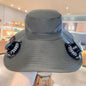 Solar fan hat: wide - brim bucket hat with 2 solar fans, men’s summer cap for outdoor fishing, camping, hiking.