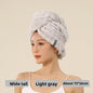 French Style Dry Hair Cap for Adults, Extra Large and Thick, Strong Water Absorption, Quick Drying Hair Care, One-Piece Head Wrap Dry Hair Towel