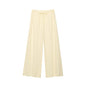 Elegant Solid Color Bubble Sleeve Blouse and Long Pants  Style Fashion Casual Loose Fit