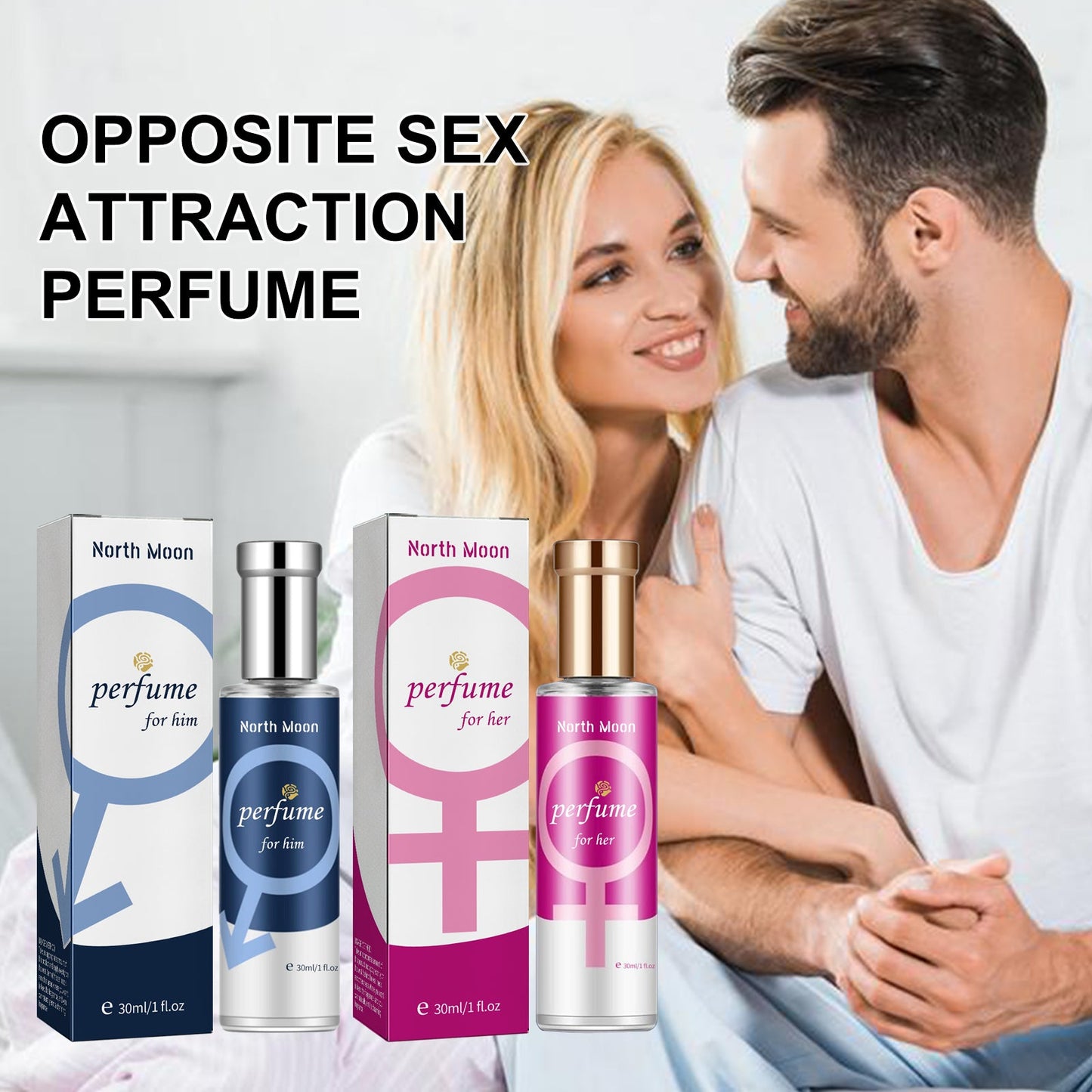 Opposite Sex Attraction Perfume, Natural Fresh Lasting Fragrance Release Charm Couple Dating Atmosphere Perfume