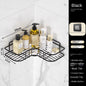 Bathroom Storage Rack Toilet Washroom Wall-Mounted Hole-Free Multi-Functional Iron Mesh Long Strip Organizer