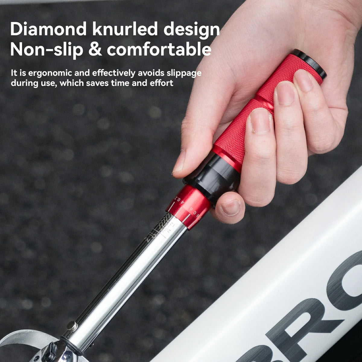 ROCKBROS 1/4 Torque 2–24Nm Micrometer Click Torque Wrench, 72-Tooth Gear Professional Precision ±3%High Accuracy